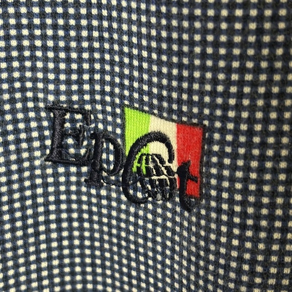 VINTAGE Disney EPCOT Mickey world flags polo size XL 100% Cotton - Picture 4 of 13